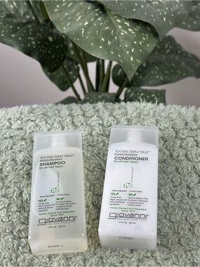 Giovanni Tea Tree Travel Size Shampoo and Conditioner